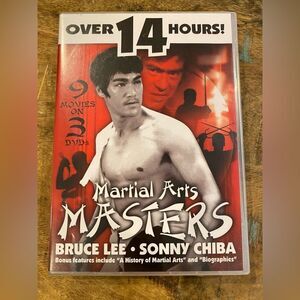 DVD, Martial Arts Masters, Bruce Lee & Sonny Chiba, 9 Movies on 3 DVDs